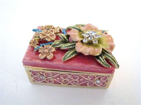 hinged metal trinket boxes|hinged trinket box catalog.